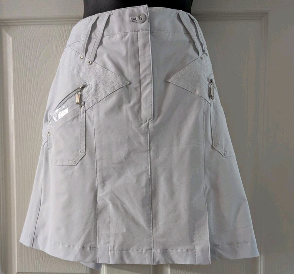 Jamie Sadock Airwear Front Zip Golf Skort Women's Sz 10